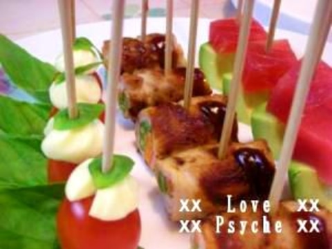 クリスマスカラー♪ ピンチョス3種